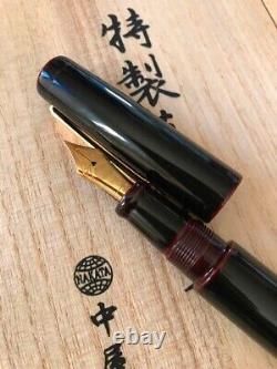 Nakaya Fountain Pen Writer Model Piccolo Black Reservoir Japan Limited with Box