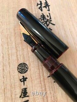 Nakaya Fountain Pen Writer Model Piccolo Black Reservoir Japan Limited with Box