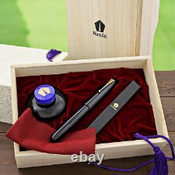 Namiki Emperor Urushi Collection Fountain Pen Black Fine Medium Point NEW