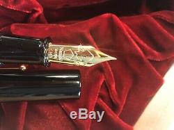 Namiki Emperor Urushi Collection Fountain Pen Black Medium Nib NEW