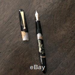 Namiki Nippon Art Maki-e Fountain Pen Dragon and Cumulus medium nib