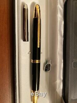 Namiki/Pilot Vanishing Point Fountain Pen Black/Gold 18k gold nib