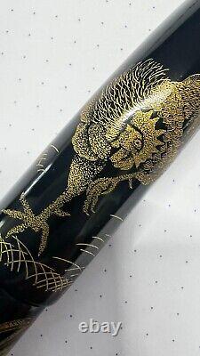 Namiki Rooster. Urushi On Ebonite Pen for Namiki's Yukari Royale size 20 nib