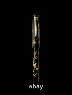 Namiki Yukari Maki-e Fountain Pen Apricot Tree and Warbler