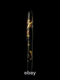 Namiki Yukari Maki-e Fountain Pen Apricot Tree and Warbler