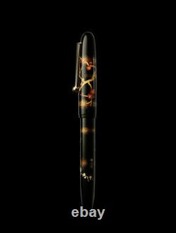 Namiki Yukari Maki-e Fountain Pen Apricot Tree and Warbler