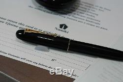 Namiki Yukari Royale Black Urushi Fountain Pen, new