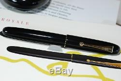 Namiki Yukari Royale Black Urushi Fountain Pen, new