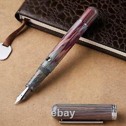 Narwhal Nautilus Fountain Pen in Grand Rhapsody 1.1mm Stub Nib NEW in Box