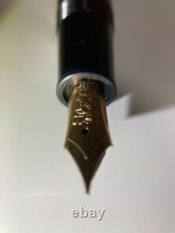 Near Mint Montblanc Fountain Pen Meisterstuck No. 146 14c 585 Black used japan