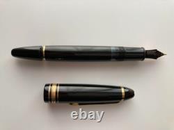Near Mint Montblanc Fountain Pen Meisterstuck No. 146 14c 585 Black used japan
