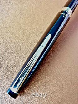 Near Mint PILOT Fountain Pen Elite Black Fine-Nib 14k-585 H676 Vintage Japan