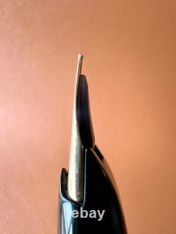 Near Mint PILOT Fountain Pen Elite Black Fine-Nib 14k-585 H676 Vintage Japan