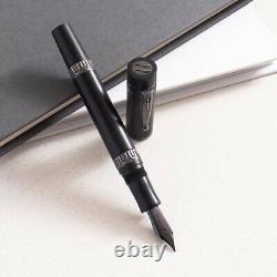 Nettuno 1911 Black Sands Ruthenium Fountain Pen