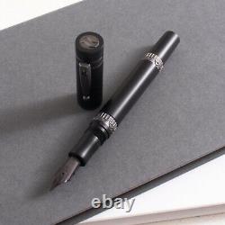 Nettuno 1911 Black Sands Ruthenium Fountain Pen