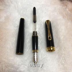 New Diplomat Fountain Pen Excellence A Black Lacquer Gold F