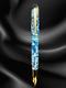 New Leboeuf Small Batch Sapphire Blue Pearl Fountain Pen F Or M Nib