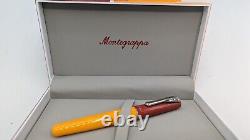 New MONTEGRAPPA Tulip Team Fox- Parkinson's ISTXR5AO Luxury Fountain Pen Broad