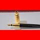 New Pasha De Cartier Fountain Pen In Black Lacquer And Gold, M Nib