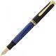 New Pelikan Souveran M800 Blue Black Fountain Pen 18k Gold Nib Ef, F, M, B, Bb