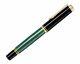 New Pelikan Souveran M400 Black/green Gt Medium (m) Nib Fountain Pen 994863