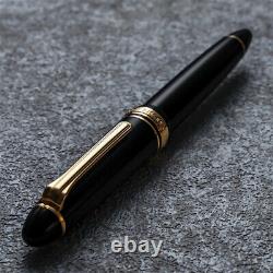 New SAILOR 1911 Standard Mid-size Black Gold 21K Gold MF Nib Fountain Pen