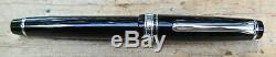 New Sailor SAPPORO Professional Gear Black Silver Trim FINE 14k nib Fountain Pen