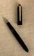 Nice Garant Silka Fountain Pen, Black Withgold Trim, 14 Karat 585 Nib, Extra Fine