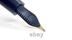 Nice Omas Extra Fountain Pen, Black, Firm, 18k Medium Nib, Made In Italy