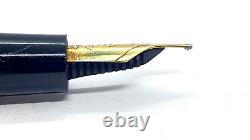 Nice Omas Extra Fountain Pen, Black, Firm, 18k Medium Nib, Made In Italy