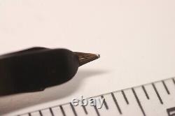 No name bchr hard rubber fountain pen 14k flexible nib 2mm almost wet noodle