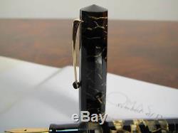 OMAS Extra Lucens Black-Gold Limited Edition Fountain pen Medium 18kt nib MIB