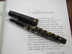 OMAS Extra Lucens Black-Gold Limited Edition Fountain pen Medium 18kt nib MIB