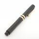 Ohashido Fountain Pen Resin X Gp Black×gold Pen Nib 14k