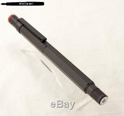 Old Rotring 600 Fountain Pen in Black with Knurled Grip with BB-nib