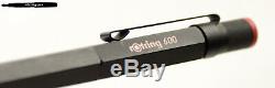 Old Rotring 600 Fountain Pen in Black with Knurled Grip with BB-nib