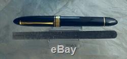 Omas 360 Magnum Fountain Pen, Jet Black, Gt, 18k M Nib, Oversize, Box Exc+
