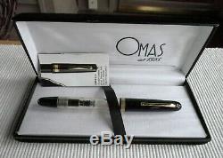 Omas Extra Black Demonstrator fountain pen fine nib