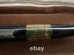 Omas Extra Pen Fountain Pen Penholder Black Pen Gold 14K And Support Vintage