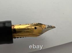 Omas Extra Pen Fountain Pen Penholder+Sphere Black Scrivono Italian Vintage