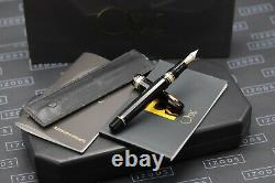 Omas Paragon Black Cotton Resin Fountain Pen