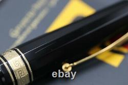 Omas Paragon Black Cotton Resin Fountain Pen