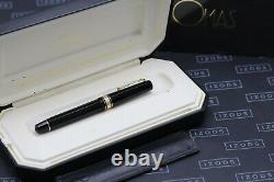 Omas Paragon Black Cotton Resin Fountain Pen