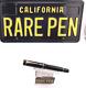 Parker Duofold Demi Fountain Pen Black Gold Trim 18k Med Nib New No Box