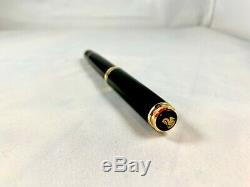 PELIKAN M800 with 14k EF gold nib, black, gold trim, W. Germany. Used. VG cond