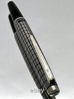 PILOT Fountain Pen Elite Black checks Fine-nib 18k-750 Vintage Made in 1974