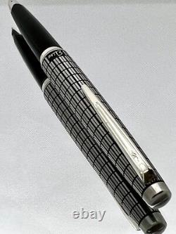PILOT Fountain Pen Elite Black checks Fine-nib 18k-750 Vintage Made in 1974