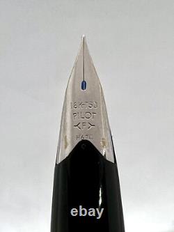 PILOT Fountain Pen Elite Black checks Fine-nib 18k-750 Vintage Made in 1974
