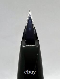 PILOT Fountain Pen Elite Black checks Fine-nib 18k-750 Vintage Made in 1974