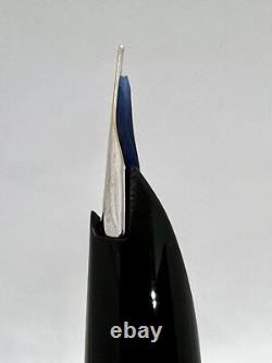 PILOT Fountain Pen Elite Black checks Fine-nib 18k-750 Vintage Made in 1974
